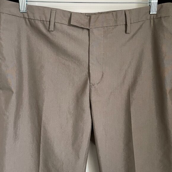 Kenneth Cole Reaction Dress Pants Lightweight Gray W33 L32 - Picture 2 of 6